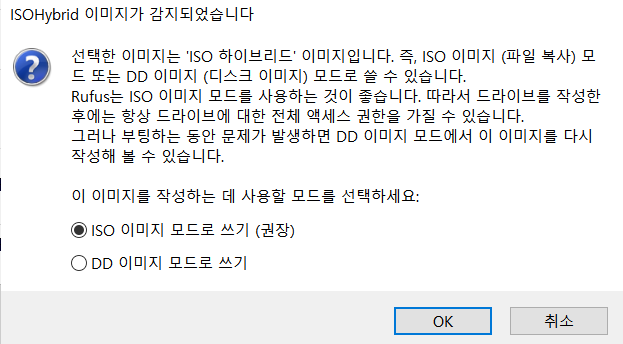 iso option